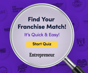 Take our quick quiz to find your ideal franchise
